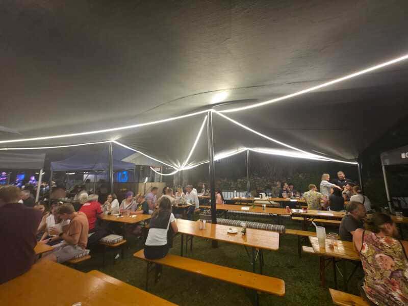 outdoor festival tents