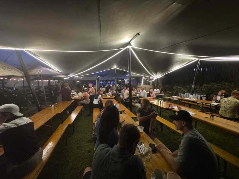 stretch tents for hire